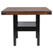 Patterson 60 - inch Counter Height Dining Table Mango Oak - Walo Furniture