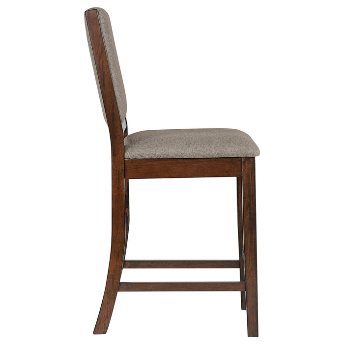 Patterson Upholstered Counter Chair Mango Oak (Set of 2) - Walo Furniture