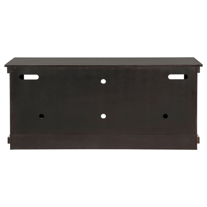 Payne 60 - inch TV Stand Media Console Distressed Java - Walo Furniture