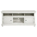 Payne 60 - inch TV Stand Media Console Distressed White - Walo Furniture