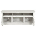 Payne 60 - inch TV Stand Media Console Distressed White - Walo Furniture