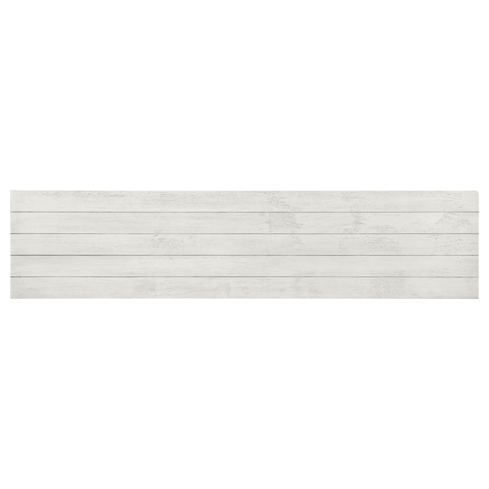 Payne 70 - inch TV Stand Media Console Distressed White - Walo Furniture