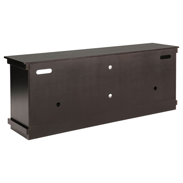 Payne 70 - inch TV Stand Media Console Java - Walo Furniture