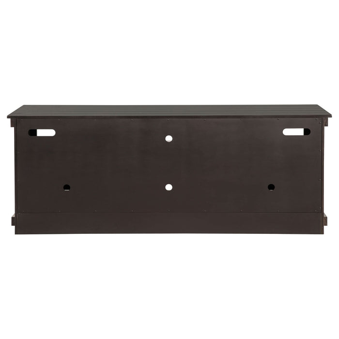 Payne 70 - inch TV Stand Media Console Java - Walo Furniture