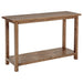 Payne Wood Entryway Sofa Console Table Distressed Brown - Walo Furniture