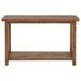 Payne Wood Entryway Sofa Console Table Distressed Brown - Walo Furniture