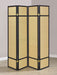 Pearce 4 - panel Bamboo Room Divider Folding Screen Natural - Walo Furniture