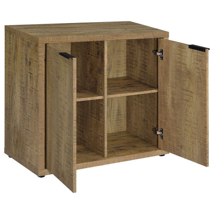 Pepita 2 - door Engineered Wood Accent Cabinet Mango Brown - Walo Furniture