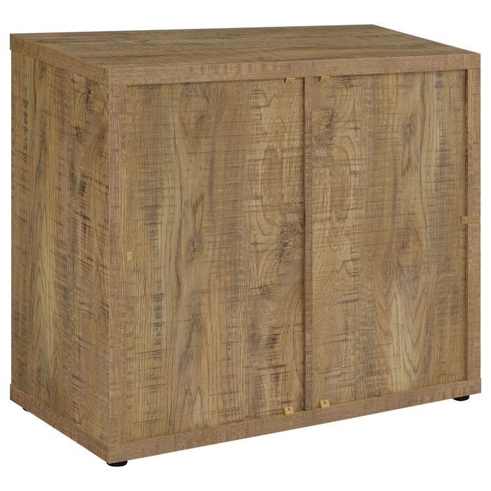 Pepita 2 - door Engineered Wood Accent Cabinet Mango Brown - Walo Furniture