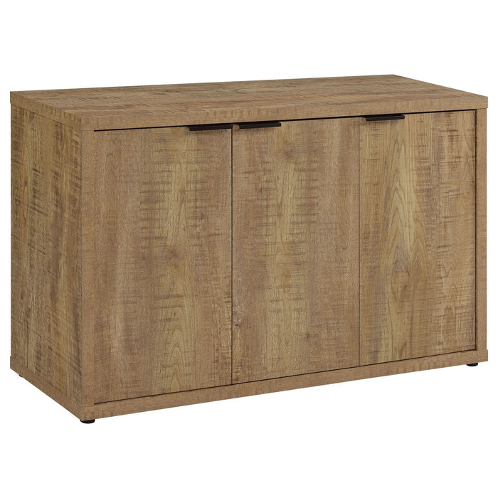 Pepita 3 - door Engineered Wood Accent Cabinet Mango Brown - Walo Furniture