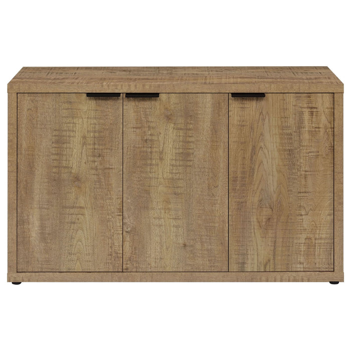 Pepita 3 - door Engineered Wood Accent Cabinet Mango Brown - Walo Furniture