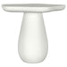 Perth 17 - inch Side Table with Cloud - Shaped Top Off White - Walo Furniture