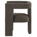 Petra Boucle Upholstered Accent Side Chair Chocolate Brown - Walo Furniture