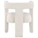 Petra Boucle Upholstered Accent Side Chair White - Walo Furniture