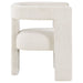 Petra Boucle Upholstered Accent Side Chair White - Walo Furniture