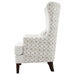 Pippin Upholstered High Wingback Accent Chair Latte - Walo Furniture