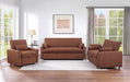 Portland Boucle Upholstered Sleeper Sofa Bed Copper - Walo Furniture