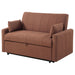 Portland Boucle Upholstered Sleeper Sofa Bed Copper - Walo Furniture