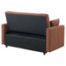 Portland Boucle Upholstered Sleeper Sofa Bed Copper - Walo Furniture