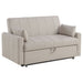 Portland Boucle Upholstered Sleeper Sofa Bed Latte - Walo Furniture