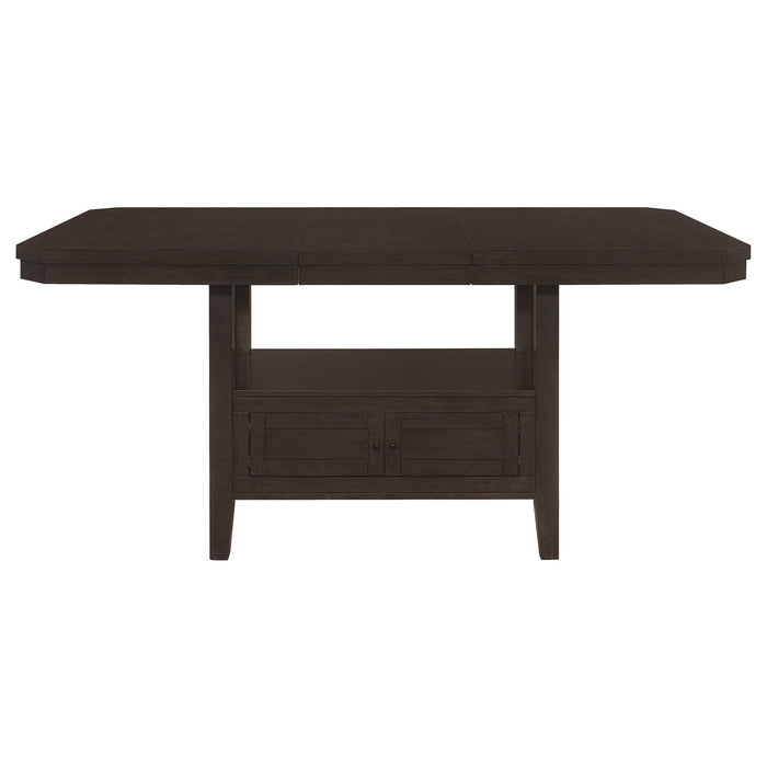 Prentiss 5 - piece Butterfly Leaf Dining Table Set Cappuccino - Walo Furniture