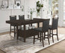 Prentiss 5 - piece Butterfly Leaf Dining Table Set Cappuccino - Walo Furniture