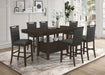 Prentiss 7 - piece Butterfly Leaf Dining Table Set Cappuccino - Walo Furniture