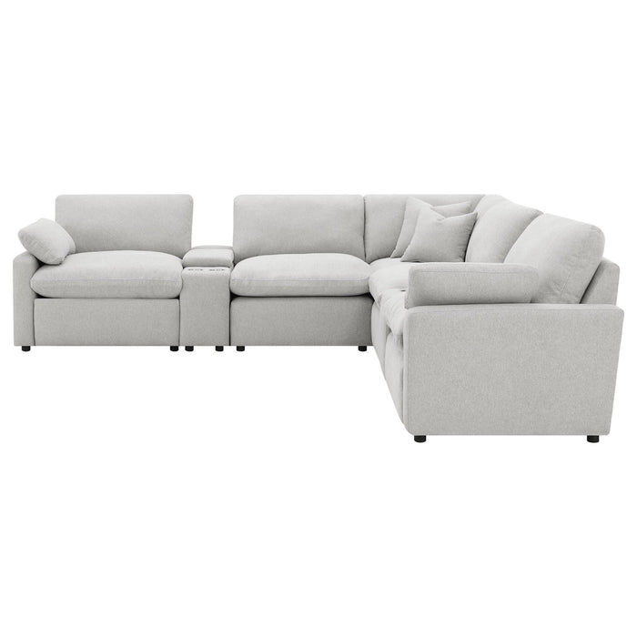 PWR SECTIONAL 7 PC SET - Walo Furniture