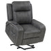 Raelynn Upholstered Power Lift Recliner Chair Grey - Walo Furniture