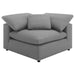 Raleigh 6 - piece Boucle Upholstered Modular Sectional Grey - Walo Furniture