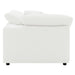 Raleigh Boucle Upholstered Corner Chair Ivory - Walo Furniture