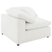 Raleigh Boucle Upholstered Corner Chair Ivory - Walo Furniture