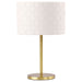 Ramiro 66 - inch Drum Shade Metal Bedside Table Lamp Gold - Walo Furniture