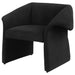 Ramsey Upholstered Sloped Arm Accent Chair Black - Walo Furniture