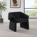 Ramsey Upholstered Sloped Arm Accent Chair Black - Walo Furniture