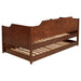 Redding Wood Twin Daybed With Trundle Cherry - Walo Furniture