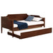 Redding Wood Twin Daybed With Trundle Cherry - Walo Furniture