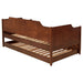 Redding Wood Twin Daybed With Trundle Cherry - Walo Furniture