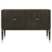 Reseda 4 - door Dining Sideboard Server with Shelves Ash Brown - Walo Furniture