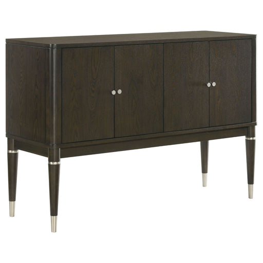 Reseda 4 - door Dining Sideboard Server with Shelves Ash Brown - Walo Furniture