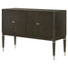 Reseda 4 - door Dining Sideboard Server with Shelves Ash Brown - Walo Furniture