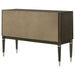 Reseda 4 - door Dining Sideboard Server with Shelves Ash Brown - Walo Furniture