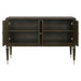 Reseda 4 - door Dining Sideboard Server with Shelves Ash Brown - Walo Furniture