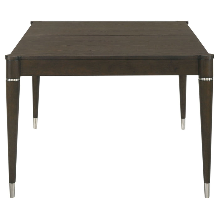 Reseda 81 - inch Extension Leaf Dining Table Ash Brown - Walo Furniture