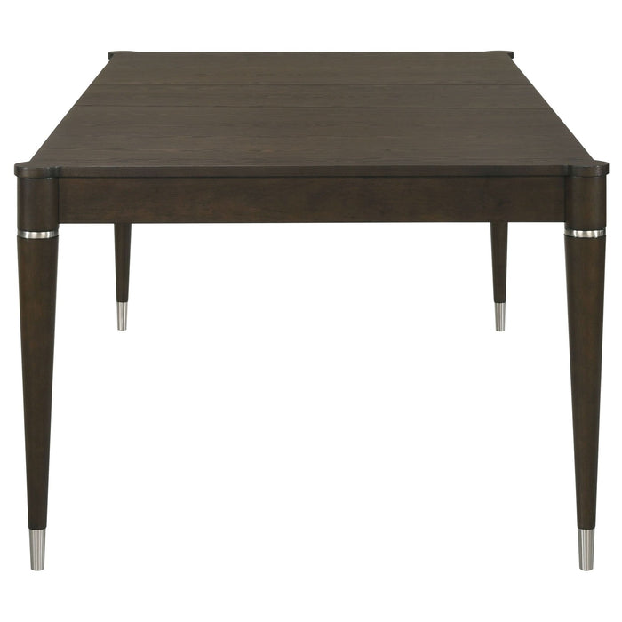 Reseda 81 - inch Extension Leaf Dining Table Ash Brown - Walo Furniture