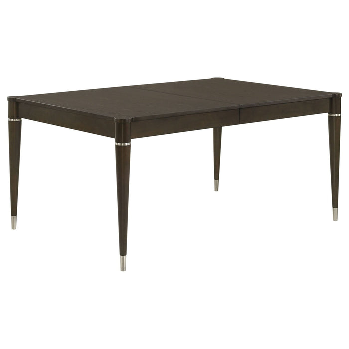 Reseda 81 - inch Extension Leaf Dining Table Ash Brown - Walo Furniture