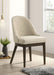 Reseda Upholstered Dining Side Chair Oatmeal (Set of 2) - Walo Furniture