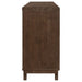 Reynolds 2 - door Sideboard Buffet Storage Cabinet Brown Oak - Walo Furniture