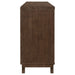 Reynolds 2 - door Sideboard Buffet Storage Cabinet Brown Oak - Walo Furniture