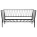 Richland Metal Twin Daybed Bed Frame Matte Black - Walo Furniture